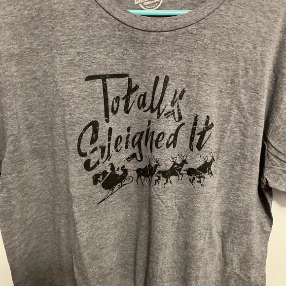 Christmas Totally Sleighed It Funny Graphic T-shirt - Picture 2 of 3
